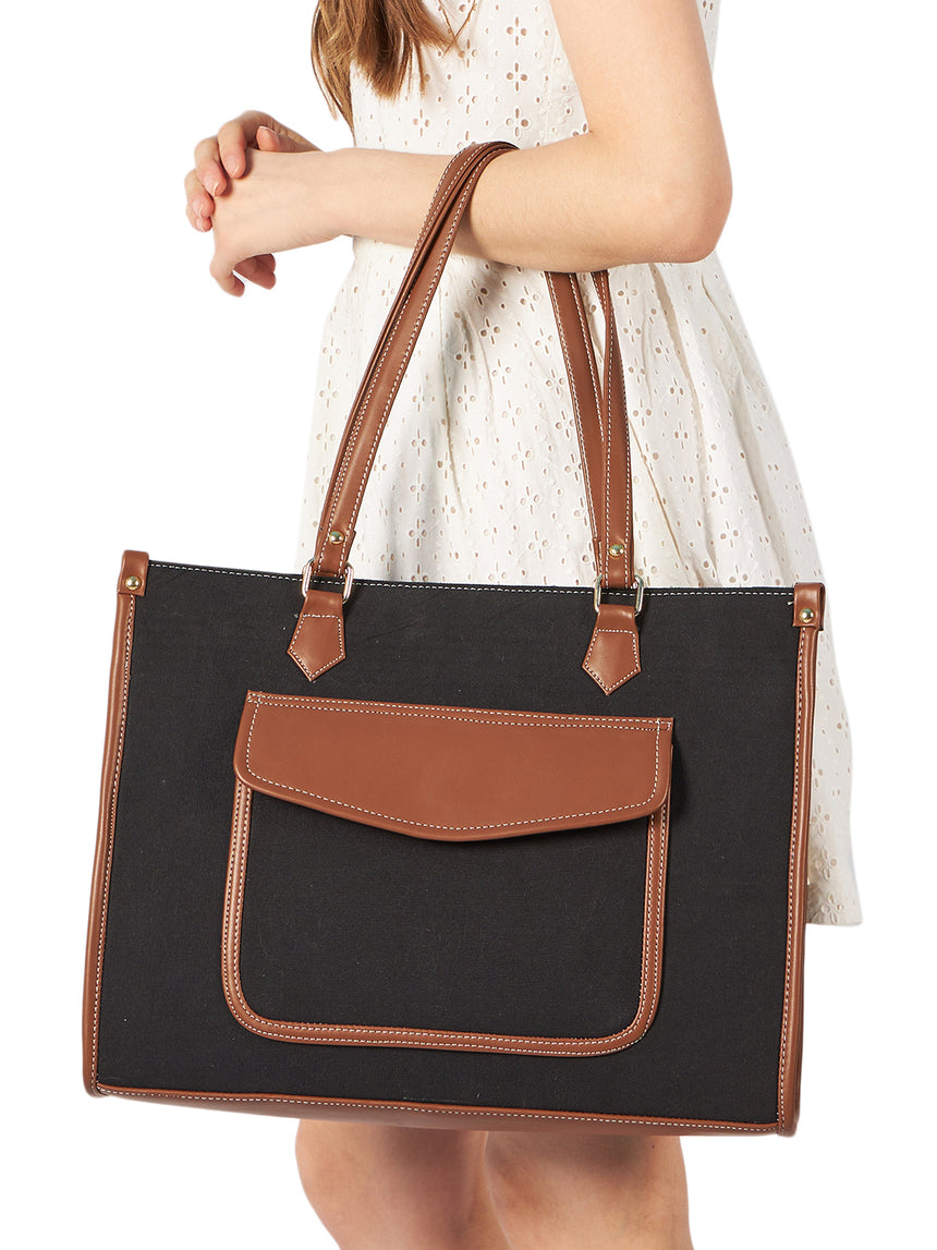 Go Socials Canvas Tote