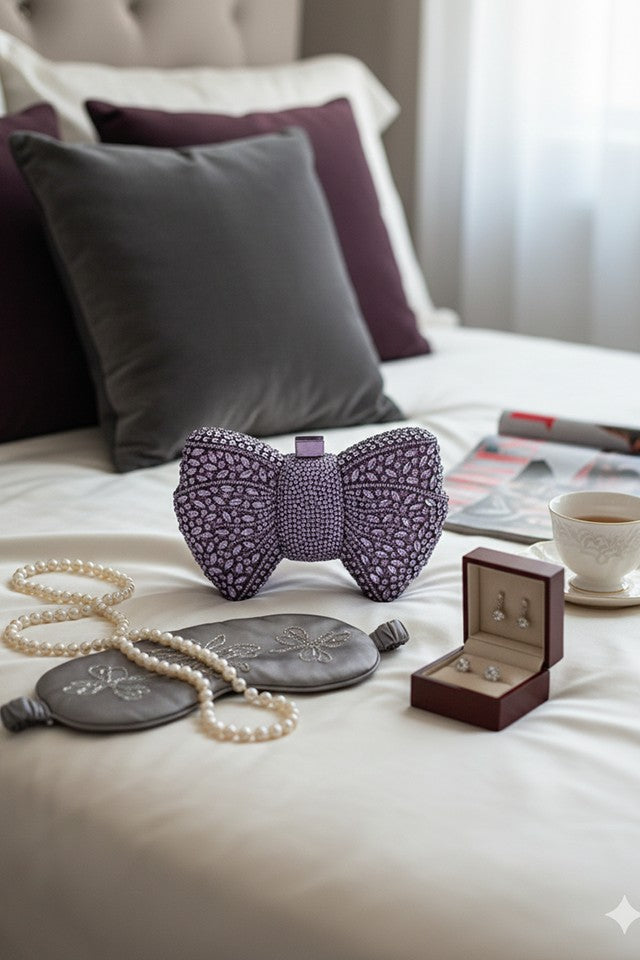 Bow Multicolor Clutch