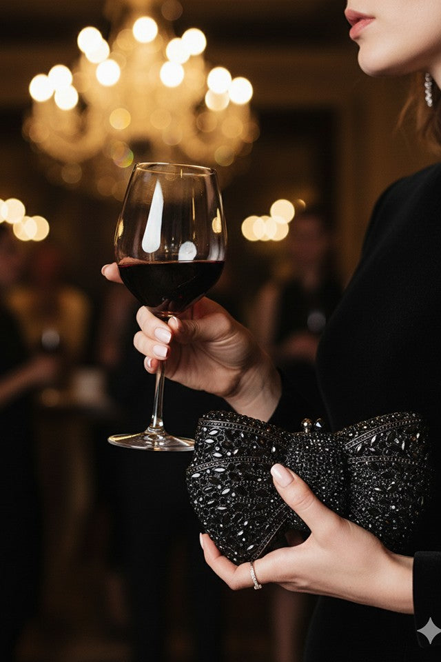 Bow Multicolor Clutch