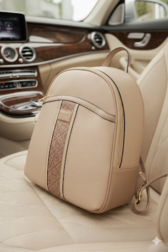 Noha Luxury Beige London Backpack