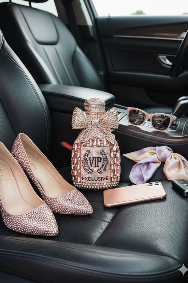 Champagne Vip Multicolor Clutch