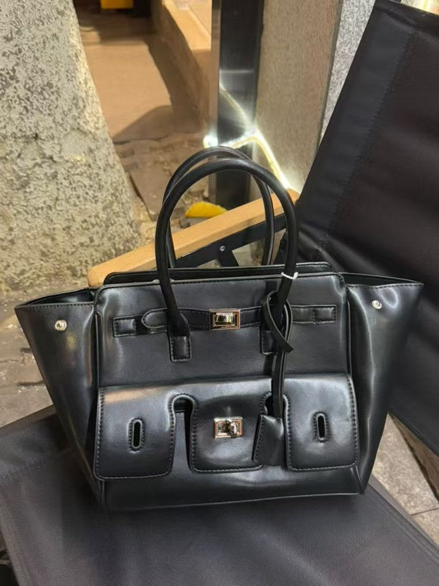 Black Hazel Handbag