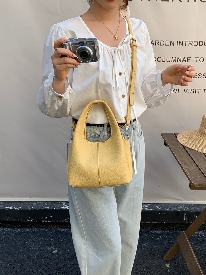 Yellow Hilary Bucket Sling Bag