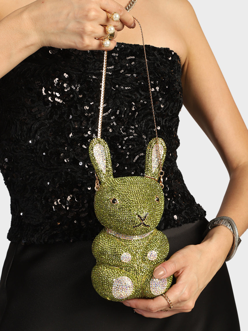 Rabbit Multicoloured Clutch