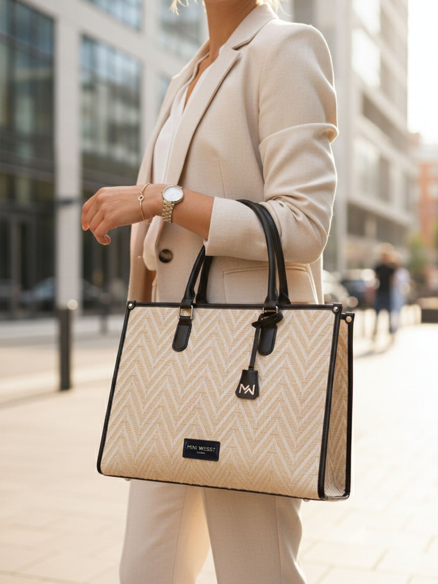 Times Square Luxury Printed London Tote