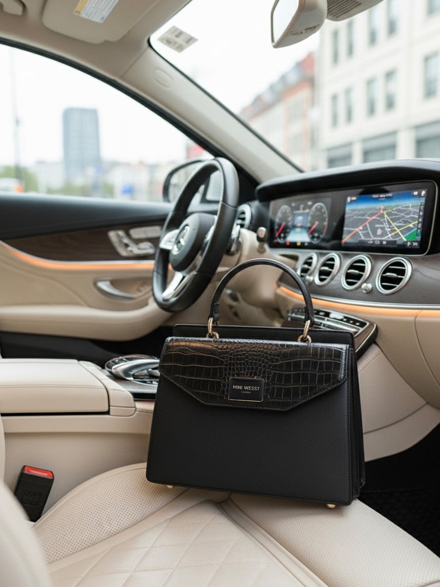 Yin & Yang Luxe Black London Handbag