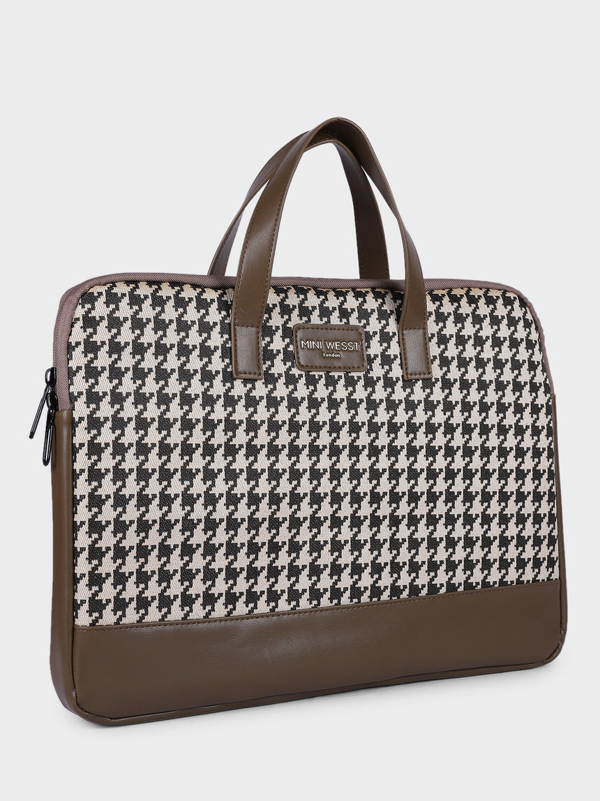 Bourbon Brown London Street Bag With Pouch