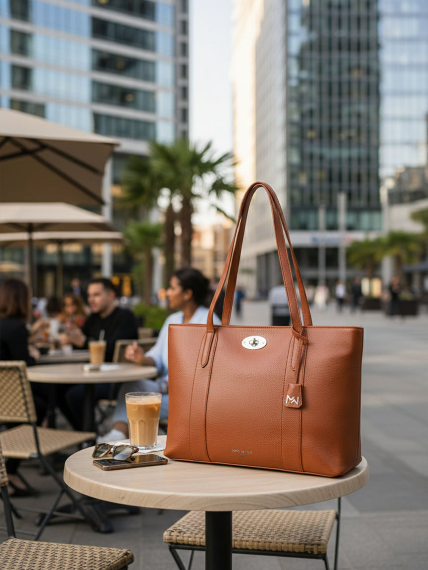 Ava Classic Tan Tote