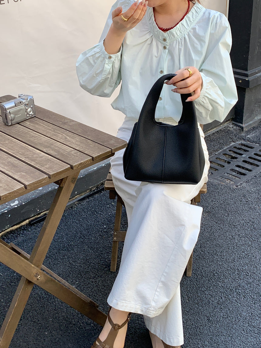 Black Hilary Bucket Sling Bag