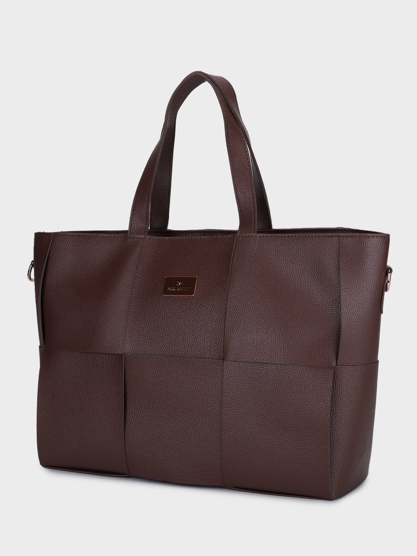 Executive Brown Tote Bag