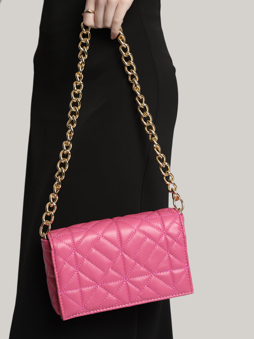Casual Solid Shoulder Bag