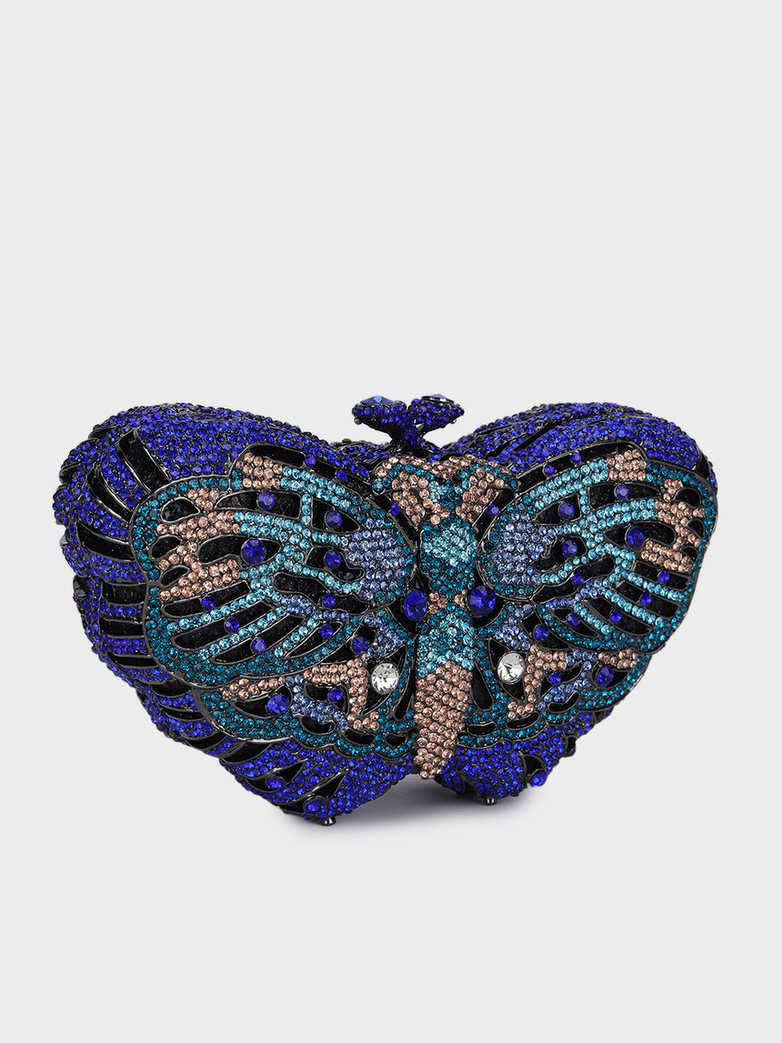 Butterfly Multicolor Clutch