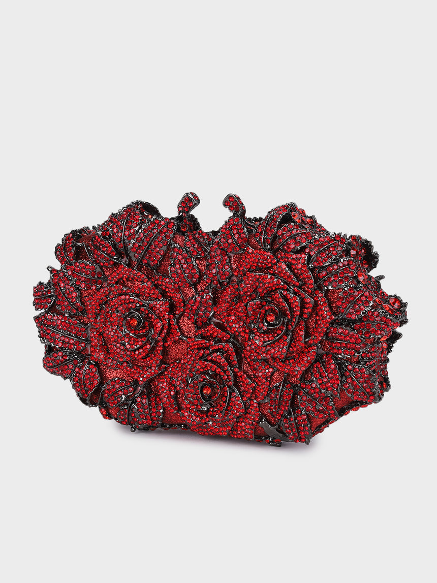 Rose Multicolor Clutch