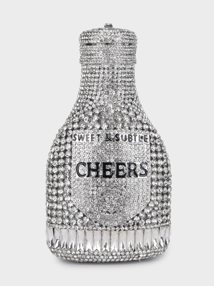 Champagne Multicolor Clutch