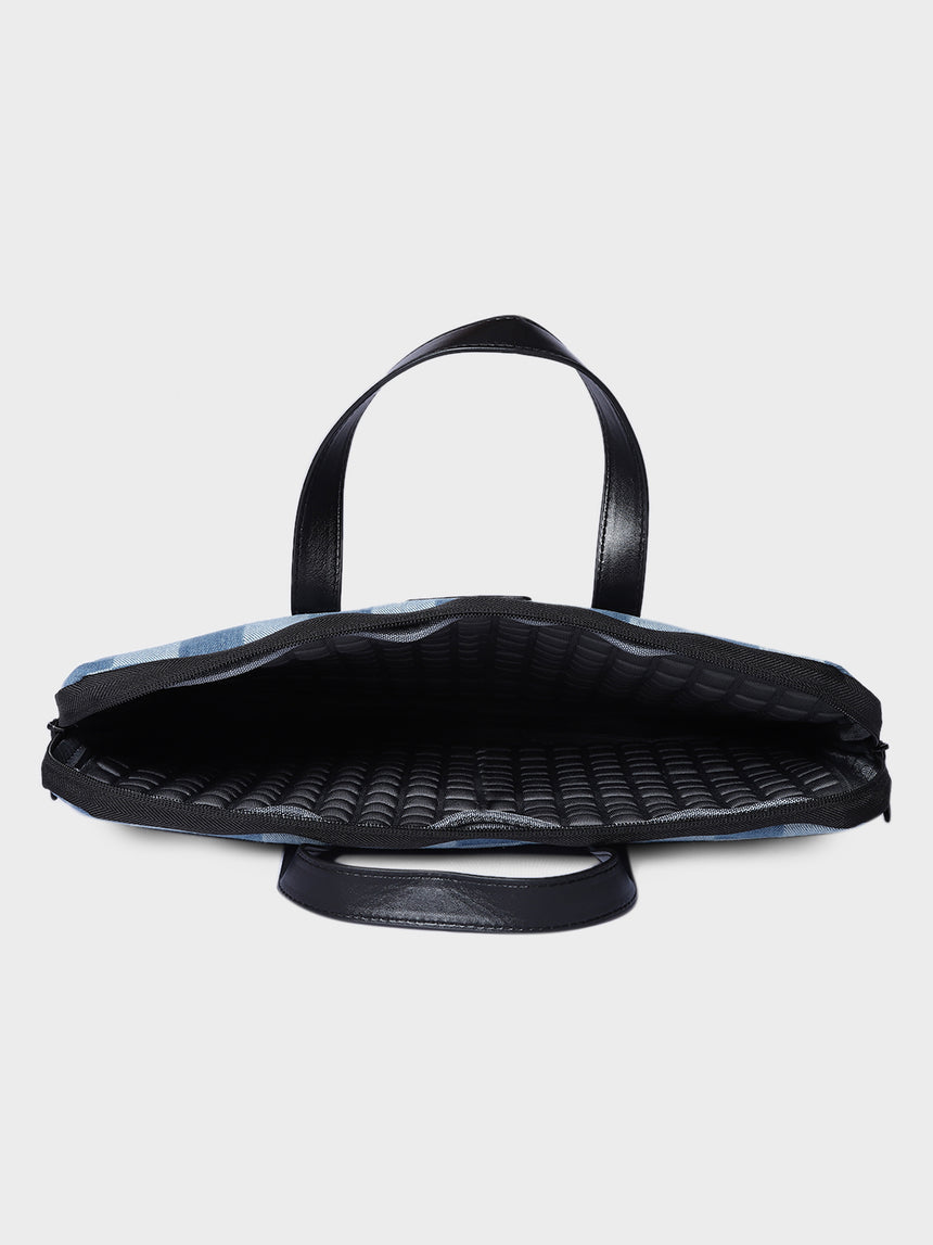 Bourbon Blue London Street Bag With Pouch