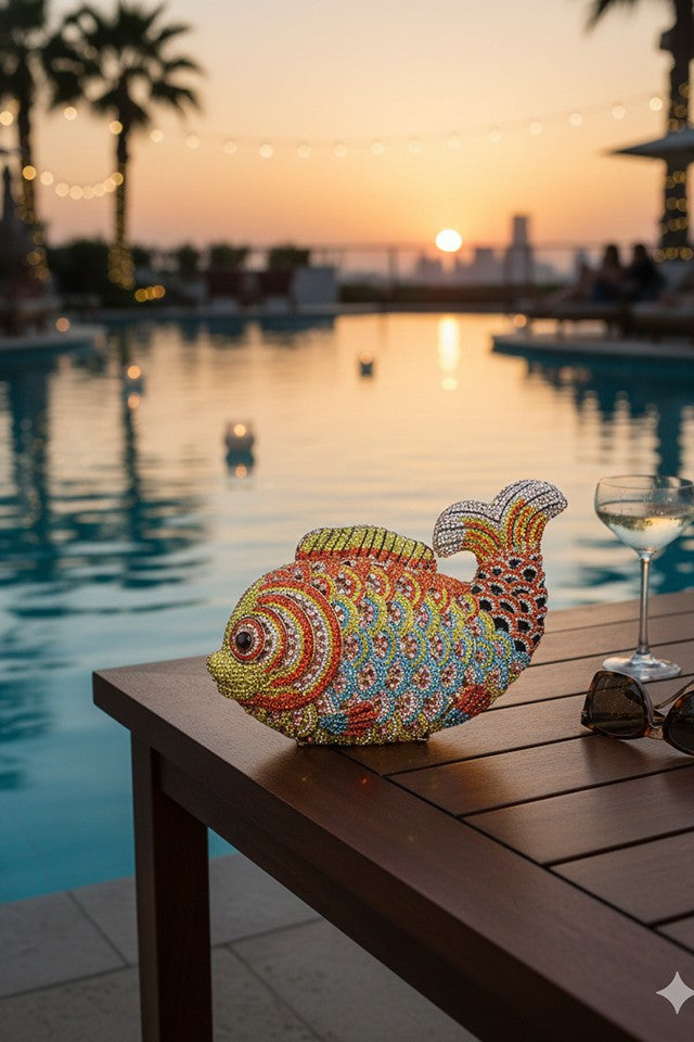 Fish Multicolor Clutch