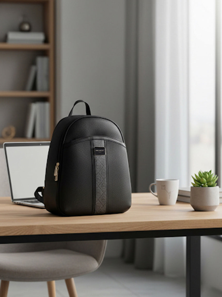 Noha Luxury Black London Backpack