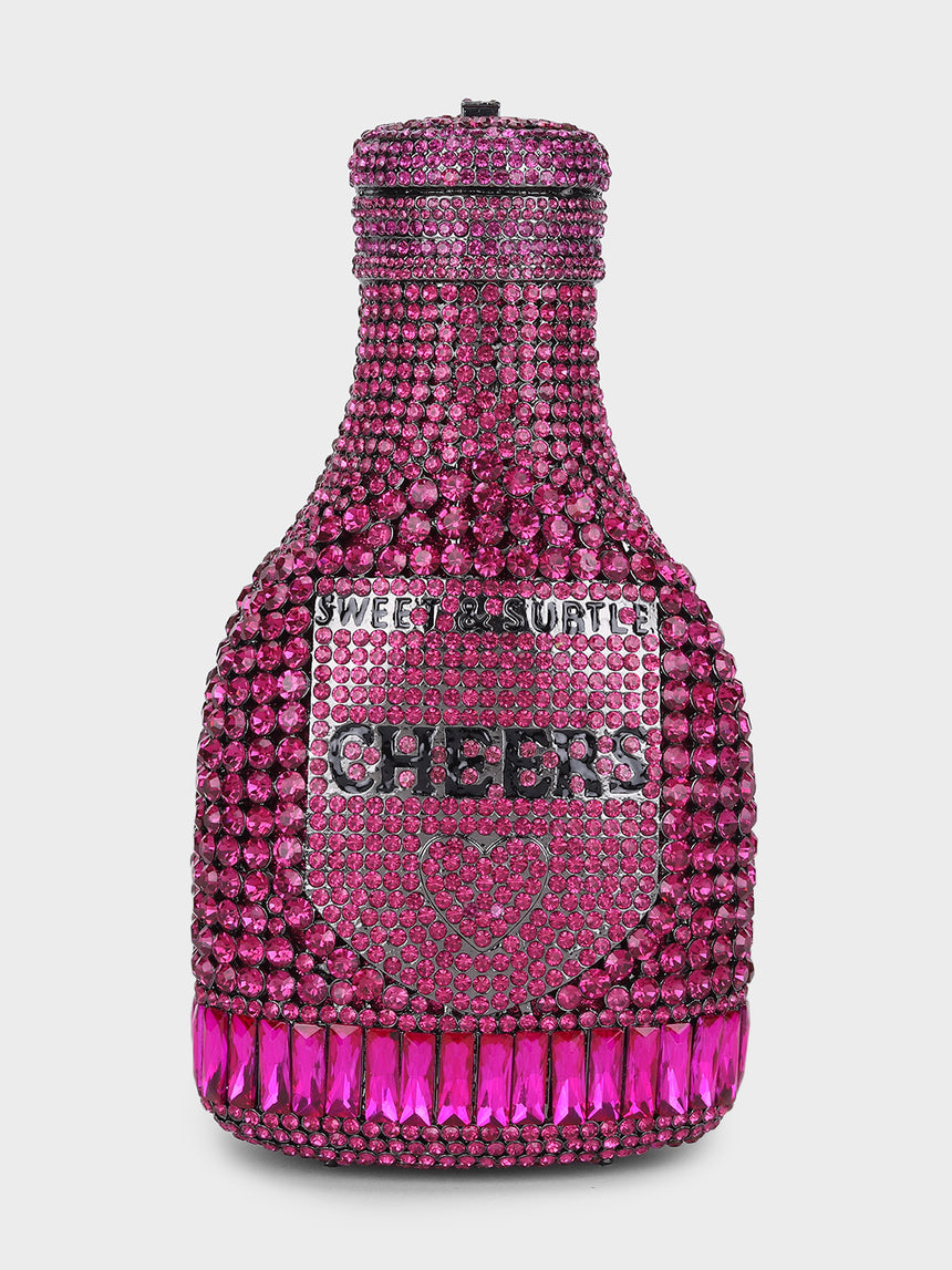 Champagne Multicolor Clutch