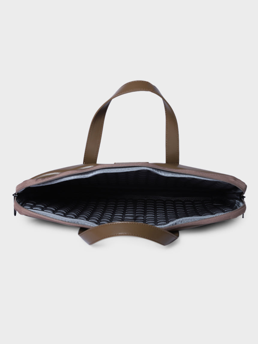Burbon Whiskey Brown London Laptop Bag