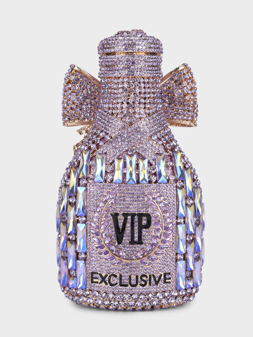 Champagne Vip Multicolor Clutch