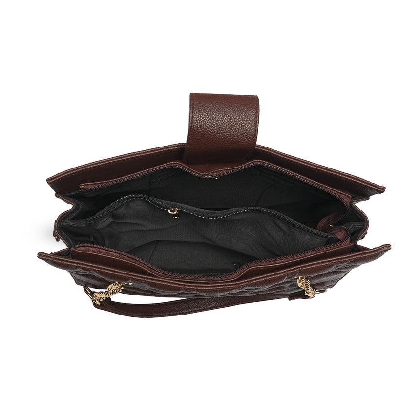 Mini Wesst Brown Signature Tote