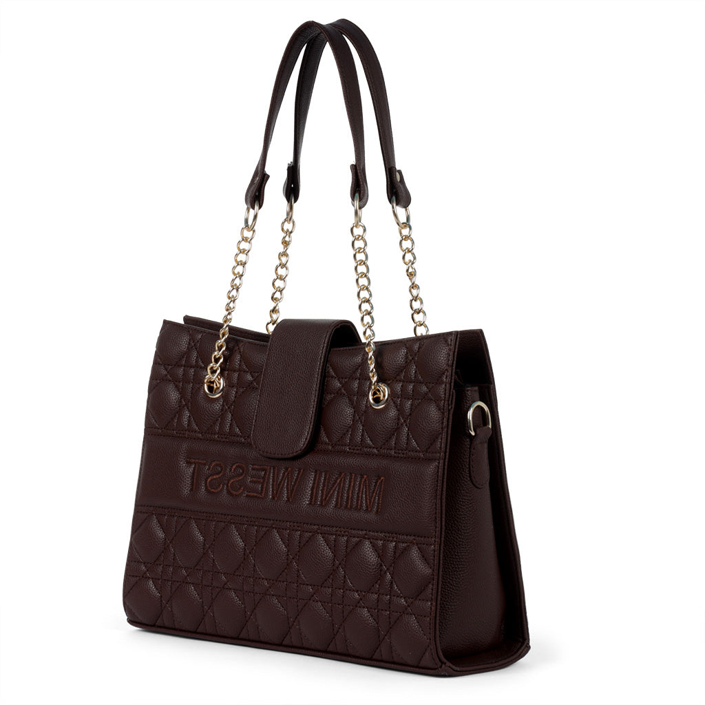 Mini Wesst Brown Signature Tote