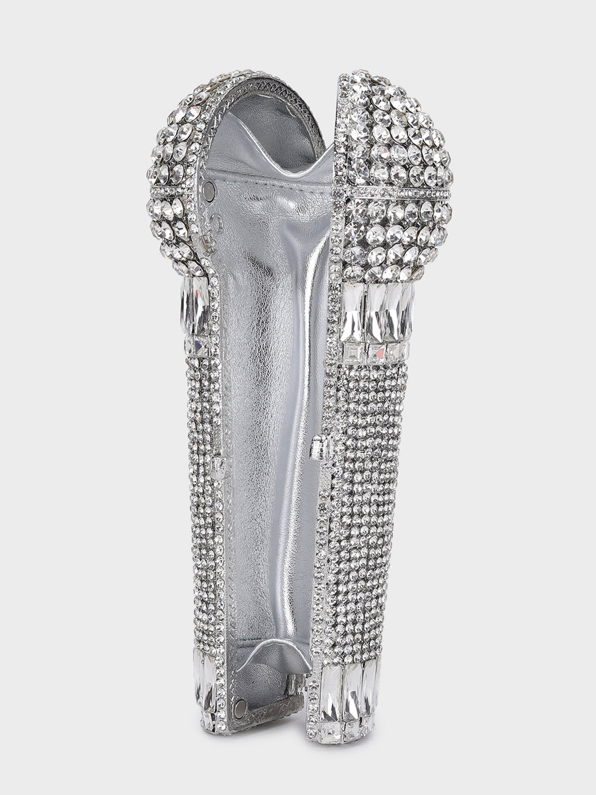 Karaoke Multicolor Clutch