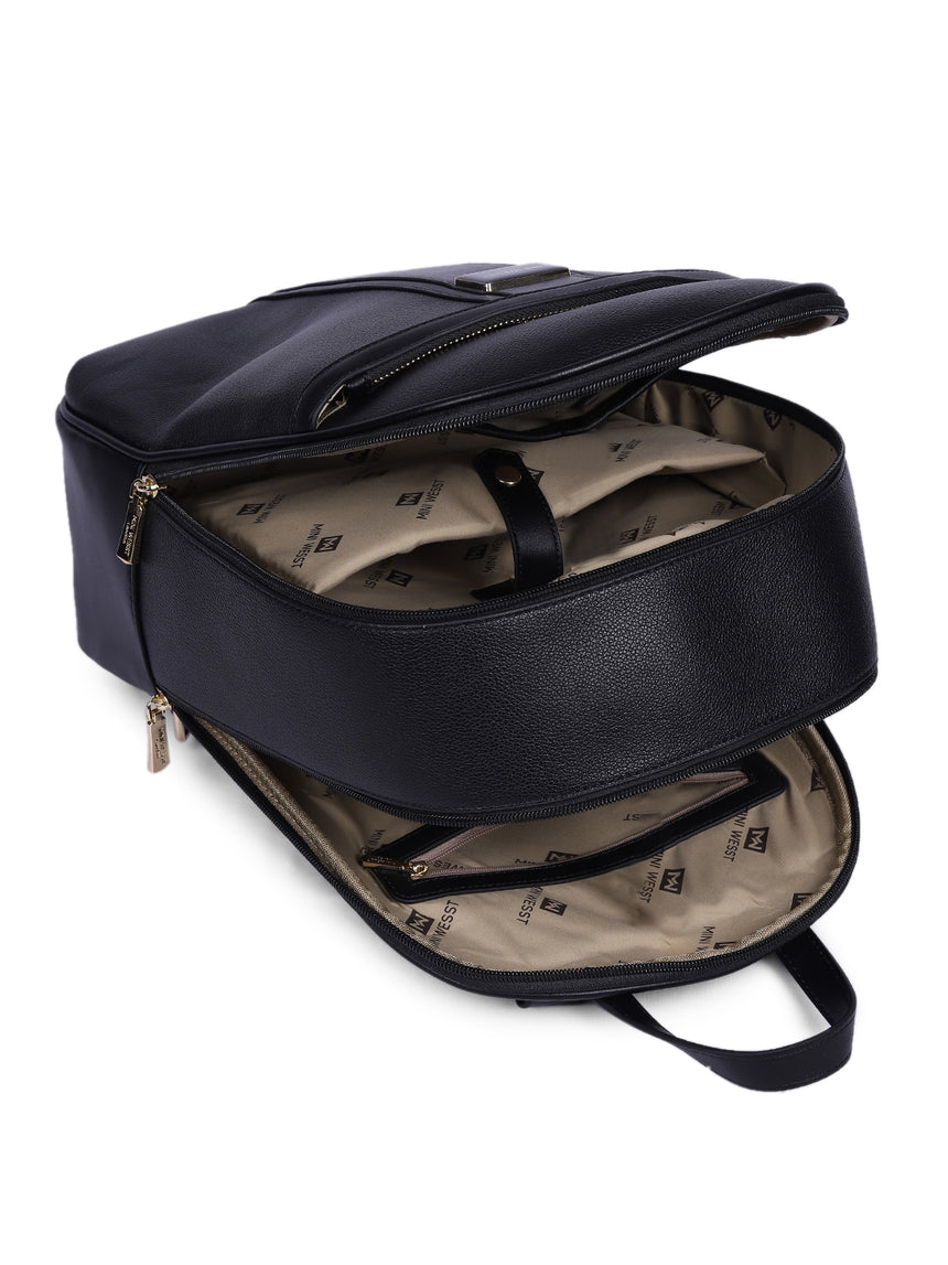 Noha Luxury Black London Backpack