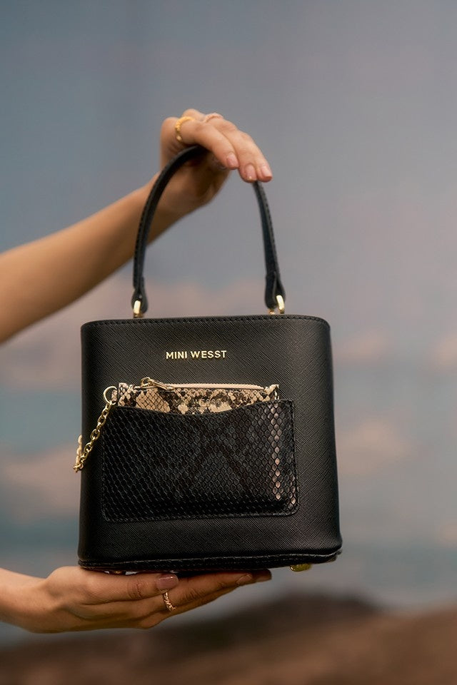 Blair Luxury Black London Handbag