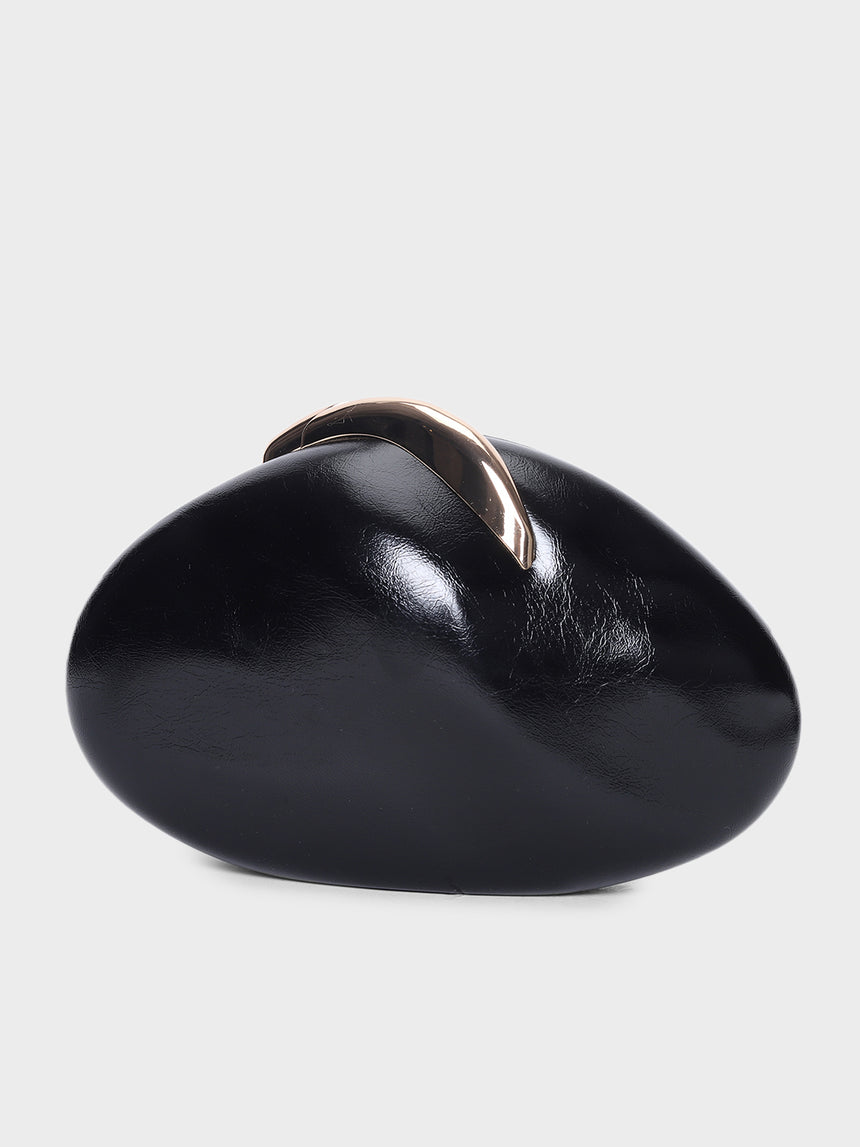 Margaret Black Clutch