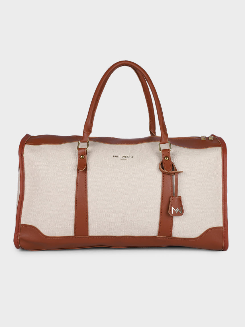 Las Vegas Beige and Brown London Duffle