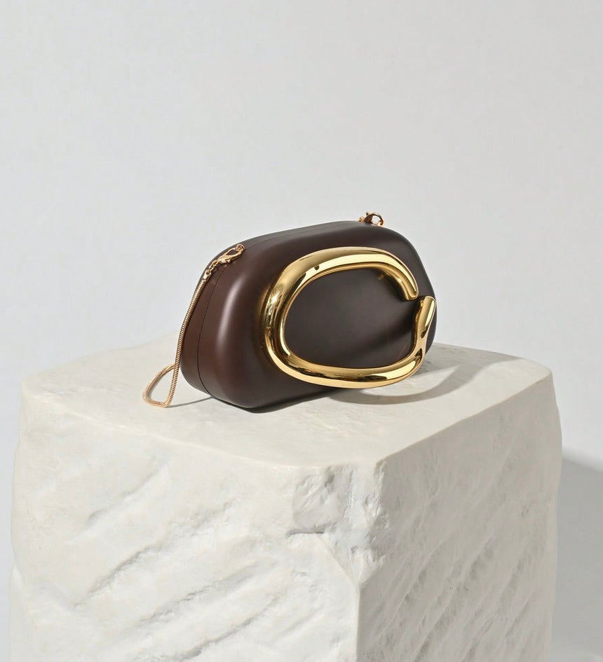 Ashley Brown Handheld Clutch