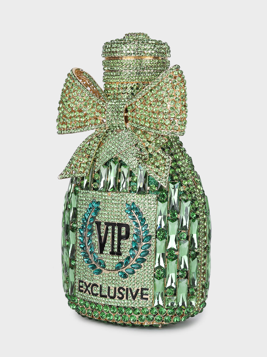 Champagne Vip Multicolor Clutch