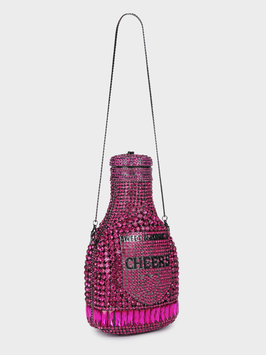 Champagne Multicolor Clutch