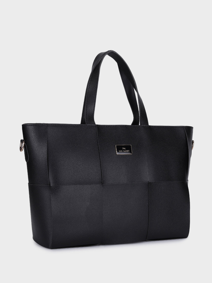 Executive Black Tote Bag