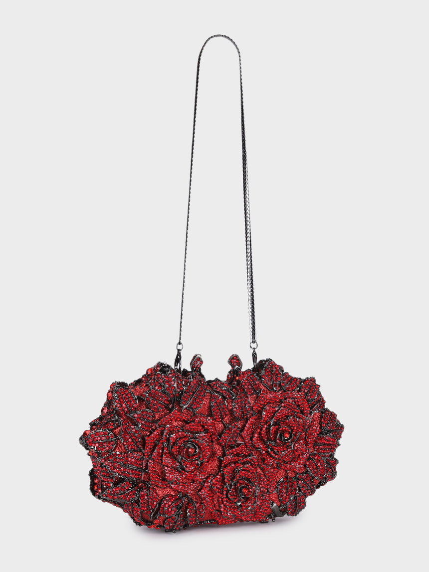 Rose Multicolor Clutch