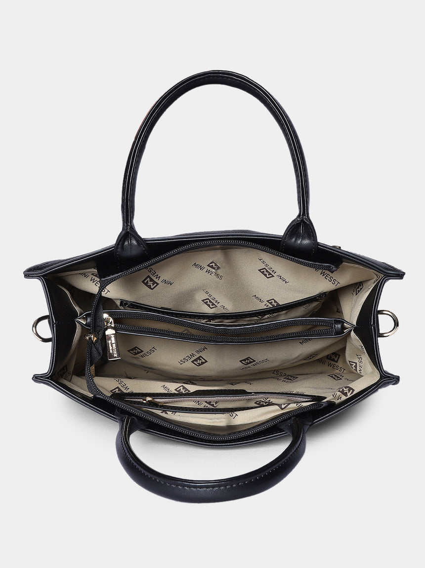 Broadway Luxe Black London Tote