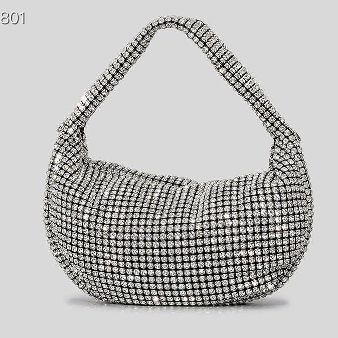 Valeria Silver Clutch