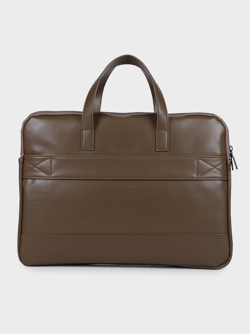 Burbon Whiskey Brown London Laptop Bag