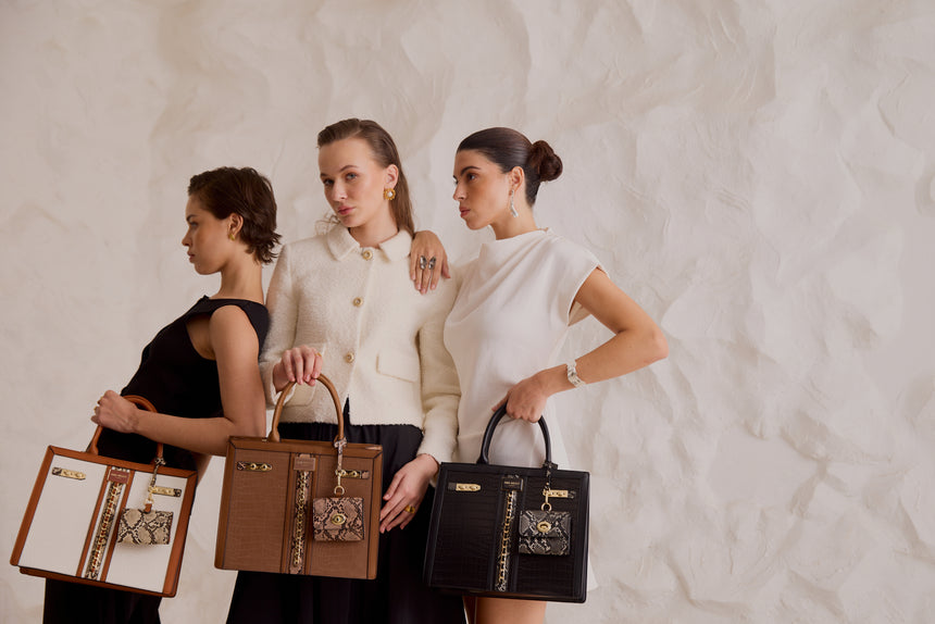 Broadway Luxe Black London Tote