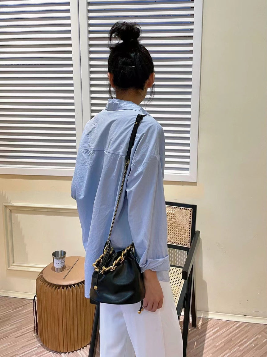 Helena Black Handheld Potlis