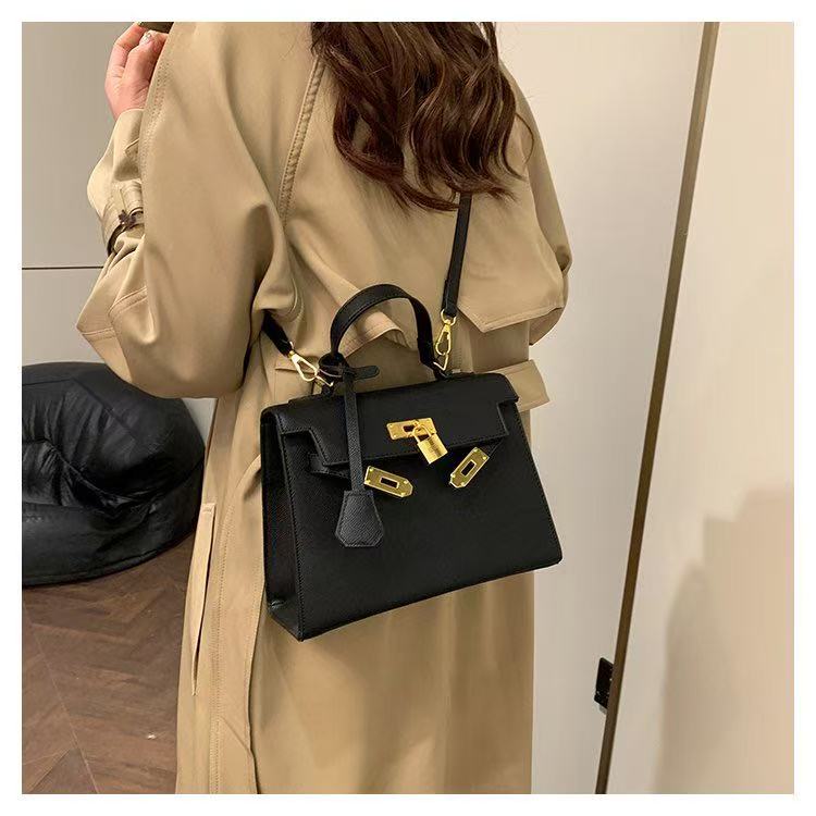 Sharon Black Birk Handbag