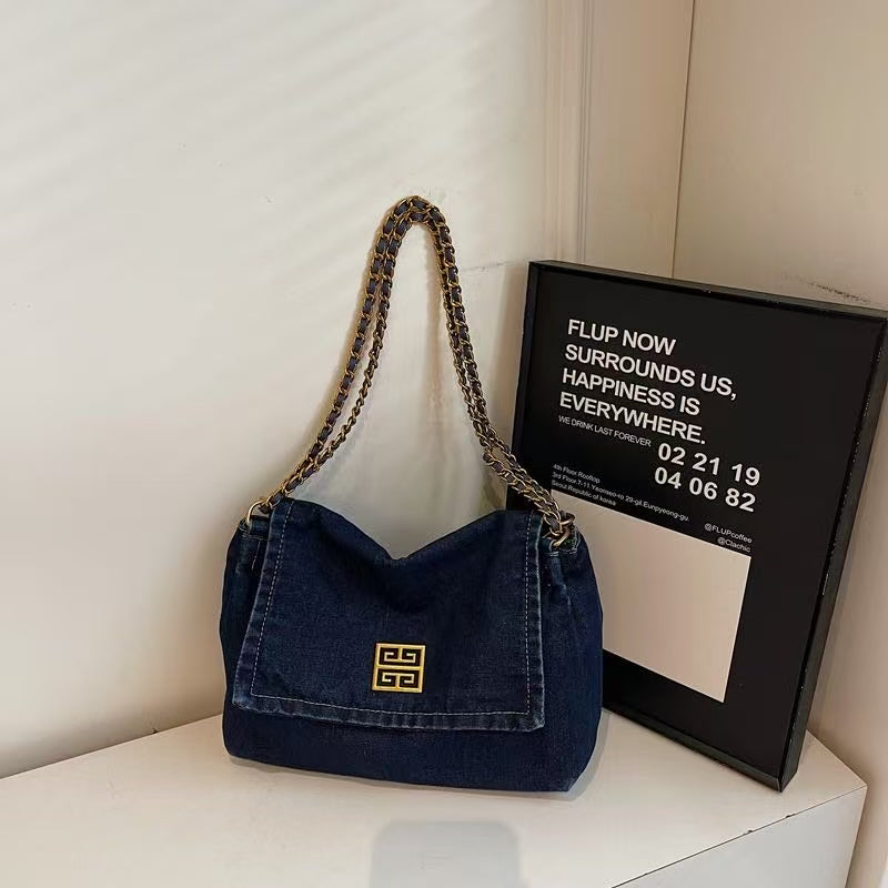 Savana Denim Denim Handbag