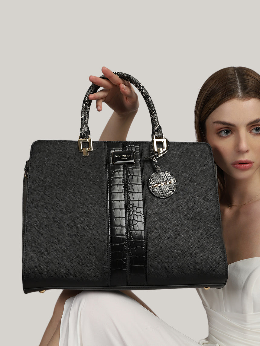 Moscow Luxe Black London Tote