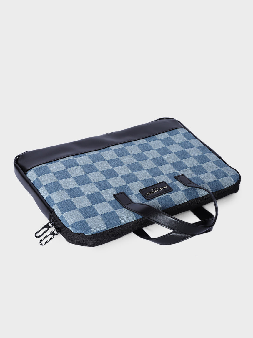 Bourbon Blue London Street Bag With Pouch