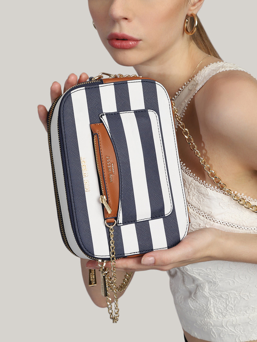 Uptown Luxe Printed London Crossbody