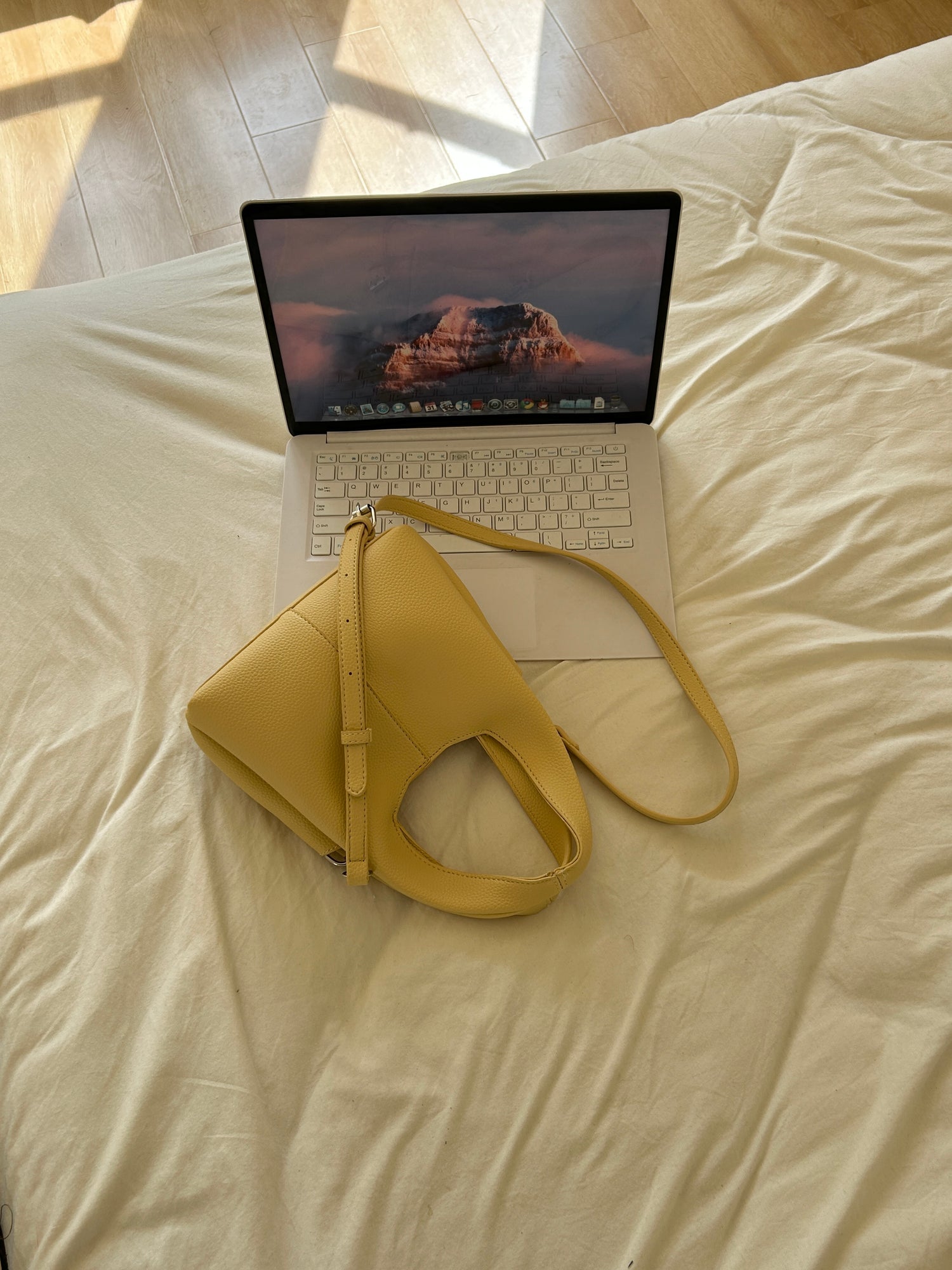 Yellow Hilary Bucket Sling Bag
