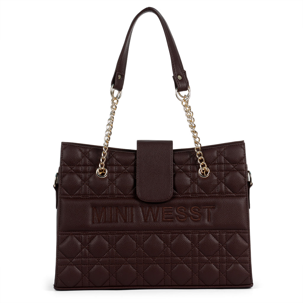 Mini Wesst Brown Signature Tote