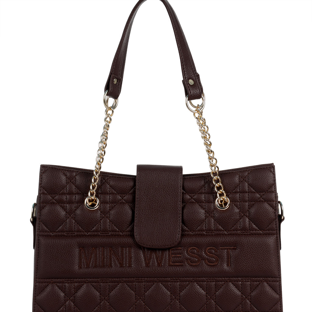 Mini Wesst Brown Signature Tote