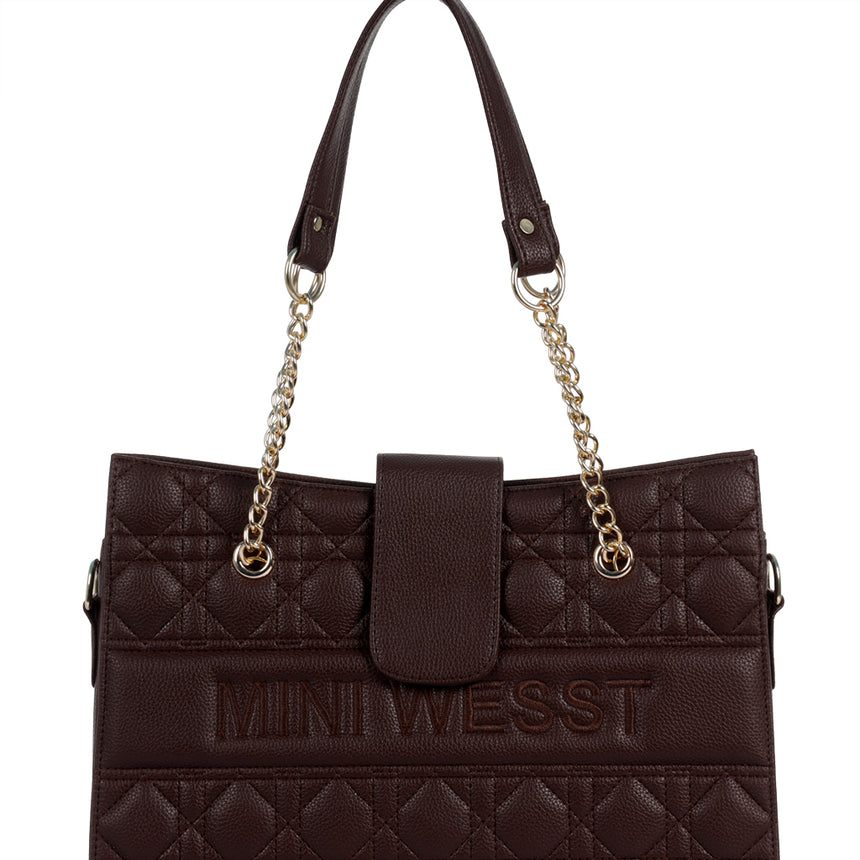 Mini Wesst Brown Signature Tote